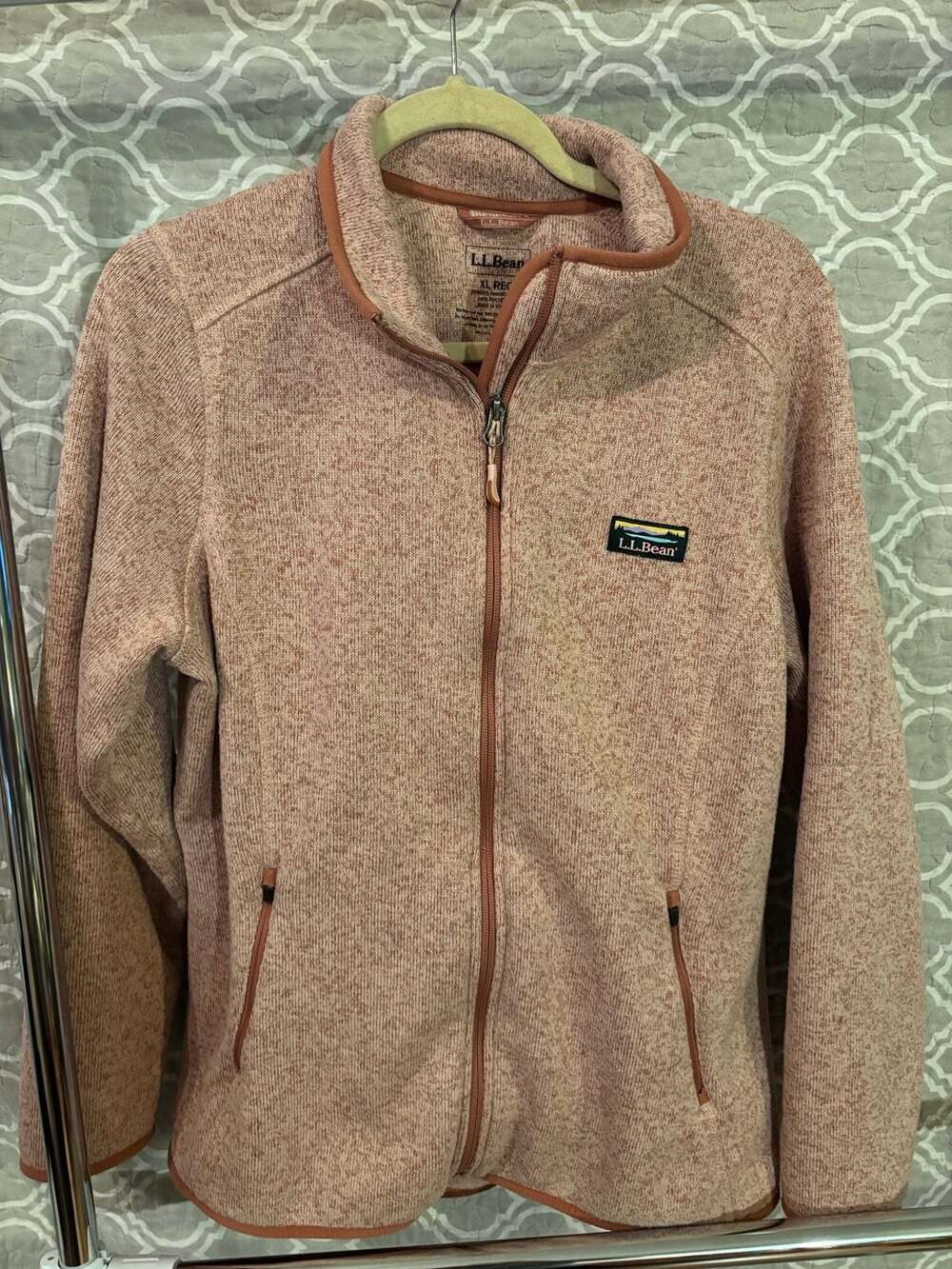 L.L.Bean Women's Sweater Fleece Full-Zip Jacket XL